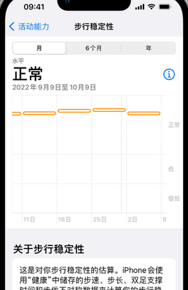 重兴镇iPhone手机维修如何在iPhone开启'步行稳定性通知'