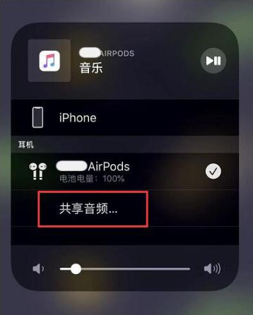 重兴镇苹果14音频维修点分享iPhone14音频共享设置方法 