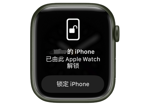 重兴镇苹果手机维修分享用 AppleWatch 解锁配备面容 ID 的 iPhone方法 